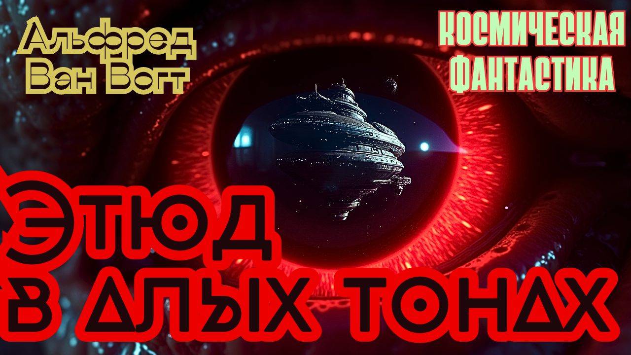 📚Альфред Ван Вогт «Этюд в алых тонах» I Изначальная история "Чужого" ! 1939 год!