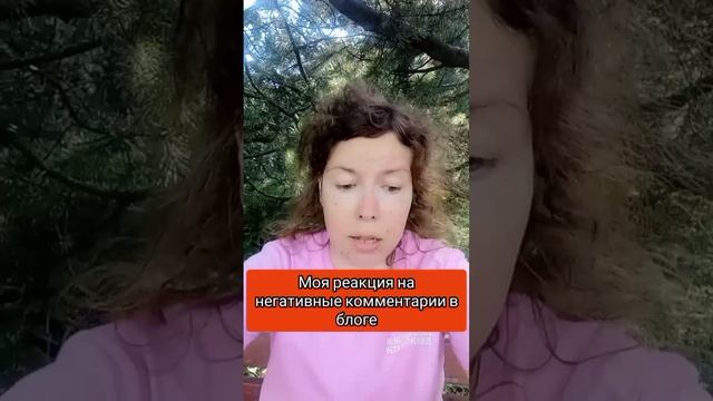 Моя реакция на критику