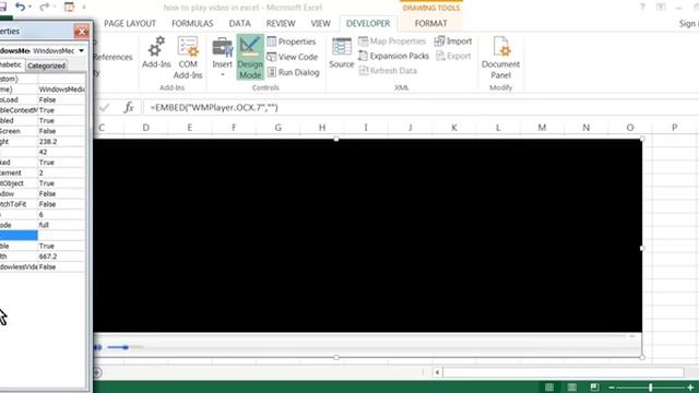 Advance Excel_Online Training- How to play video in excel