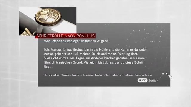 Assassins Creed Brotherhood #057 - Vorlesung Information: Schriftrollen des Romulus