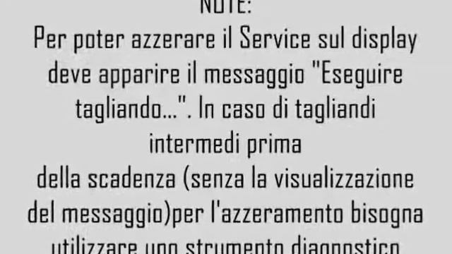 Saab Serie 9.3 dal 2003 al 2006 - Istruzioni su come Resettare/Azzerare la Spia service tagliando.