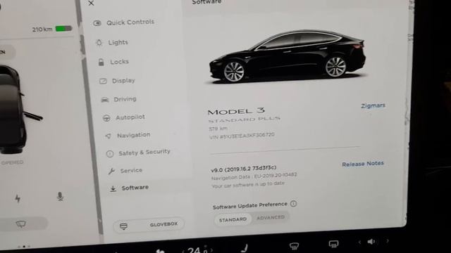 Tesla Model 3 region change from US to EU