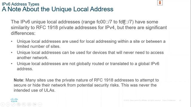 IPv6 Address , Types & Representation