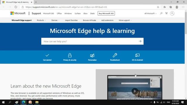 DekoTV - Microsoft Edge Chromium Version (2020)