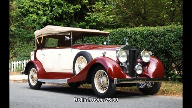 #695. Классные авто - Rolls-Royce 25 30