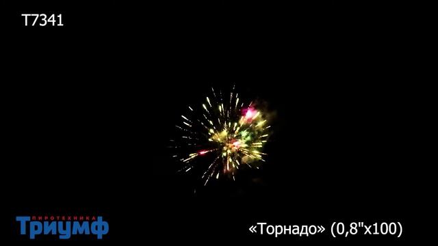 Т7341 Салют "Торнадо" (0,8"х100)