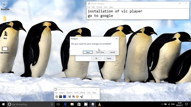 VLC player installation in windows