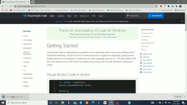 How to download Visual Studio Code | #vscode