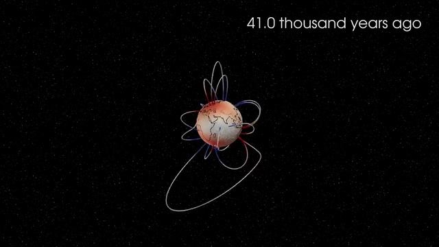 Звук переворота магнитного поля Земли 41 000 лет назад