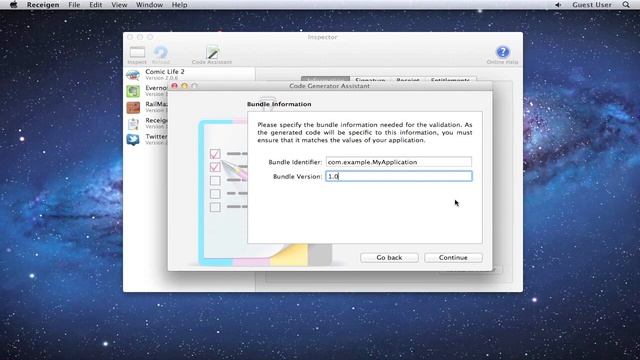 Receigen - Adding Mac App Store Receipt Validation Code