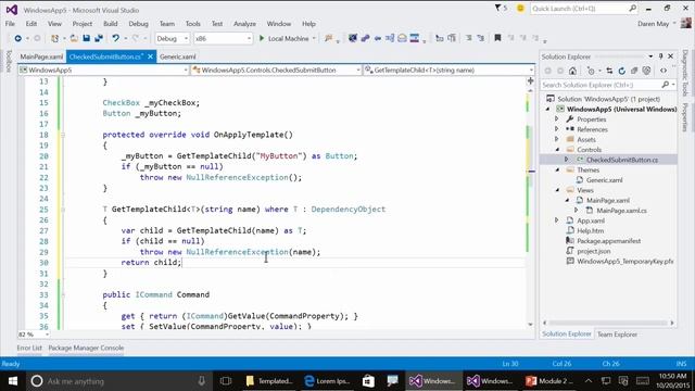 XAML for Windows 10 - 2.2 Controls - Custom Controls