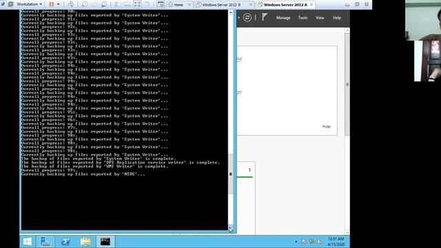 Active Directory System State Backup and Recovery