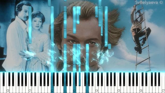 Lana Belyaeva- А. Рыбников - Тема Барона из к/ф "Тот самый Мюнхаузен" (Piano tutorial)