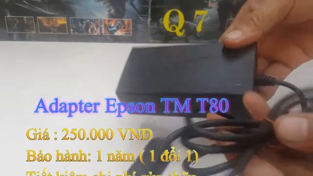 Adapter Epson TM T80 | Adapter máy in Epson TM T80 | Nguồn máy in Epson TM T80