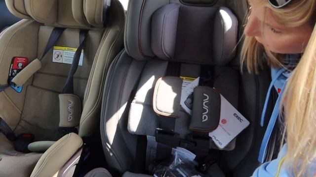 Tesla Model Y - Forward Facing 3-Across Car Seats with NUNA EXEC