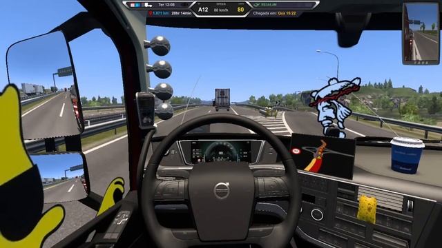 #LIVE ETS2 | VOLVO FH + TANQUE TONHO NUNES