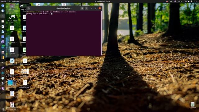 Установка Telegram на Ubuntu 20 04