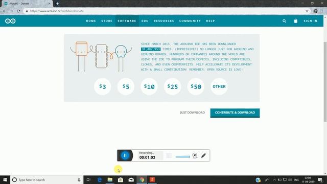 How to Download, Install Arduino IDE for WINDOWS 10.