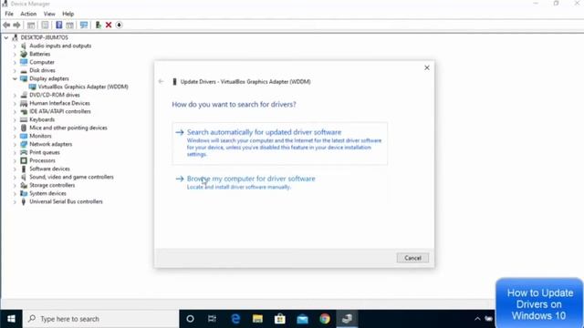 How to update drivers on windows 10