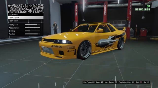 GTA V Car Builds: Leon Nissan Skyline R33 (Big Bird)