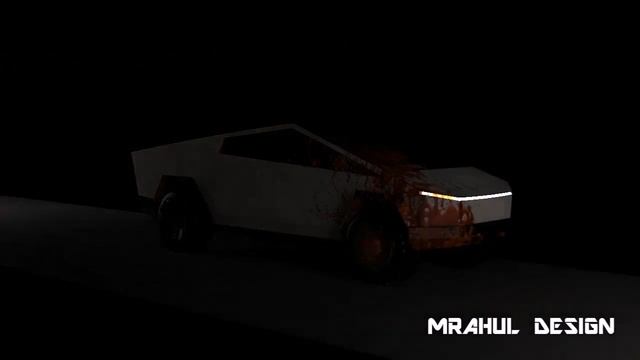 Tesla cybertruck liberty walk after thrashing zombies | Here comes the walking dead.