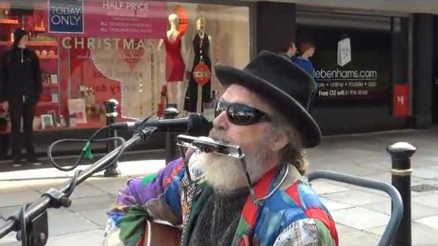 Phill The Plymouth Busker. Sing The Streets of London