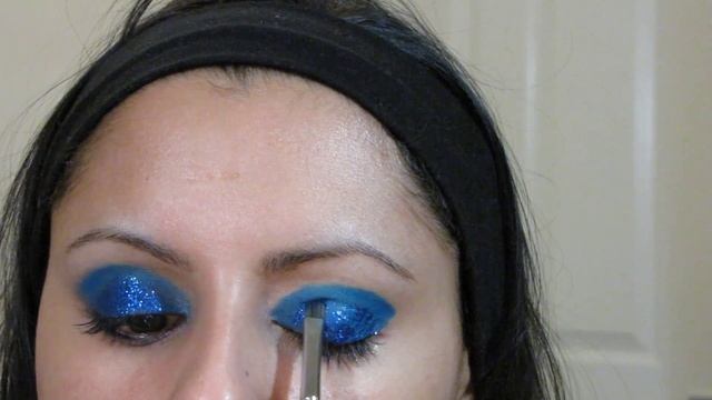 Electric Blue Sparks Party Look