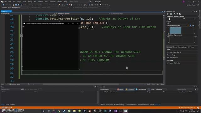 How to Move Text in C#(VISUAL STUDIO)