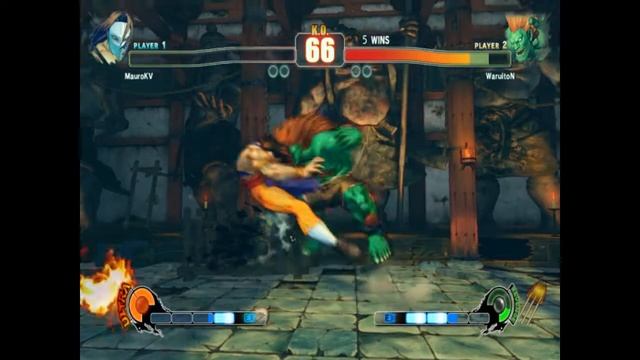 Street Fighter IV  - MauroKV (Vega)  vs toNziNN (Blanka) - PC Windows Live