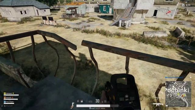 PUBG FPP killing the whole squad