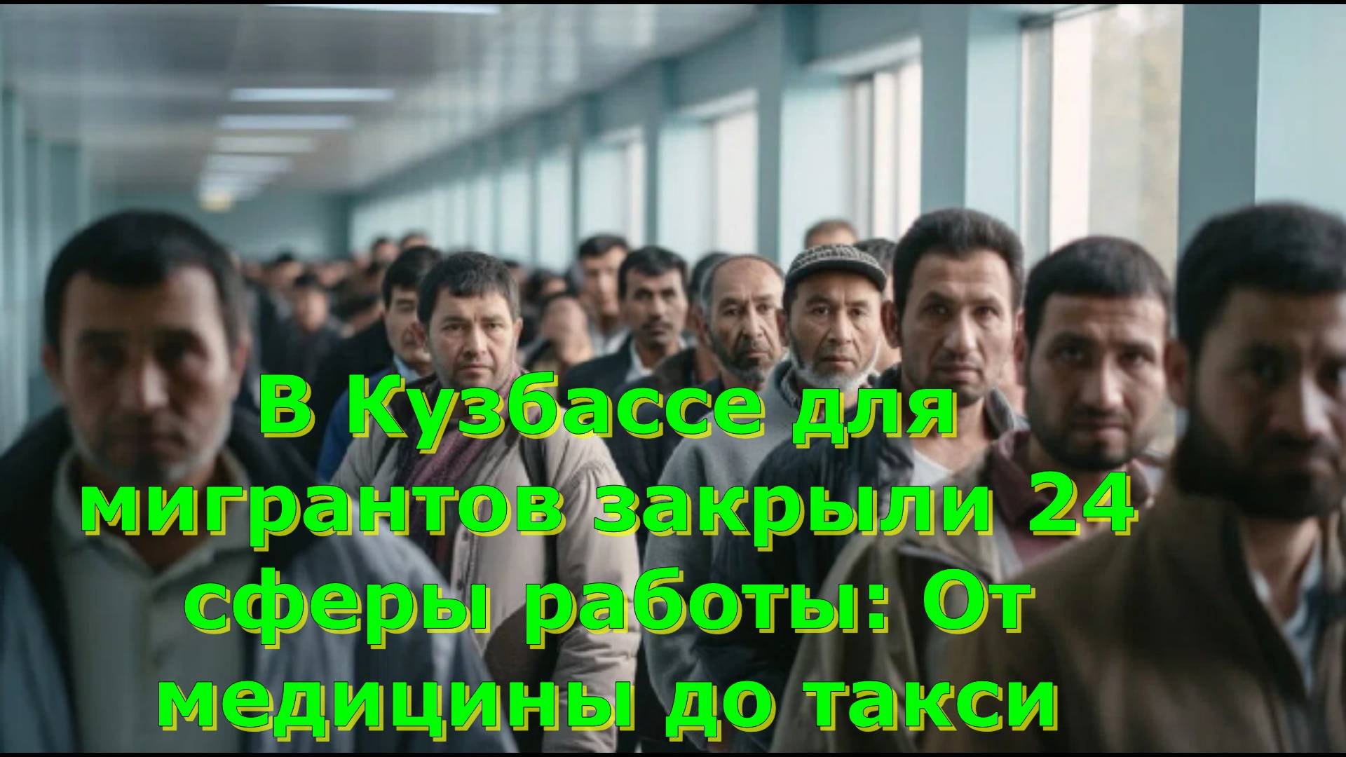 В Кузбассе для мигрантов закрыли 24 сферы работы: От медицины до такси