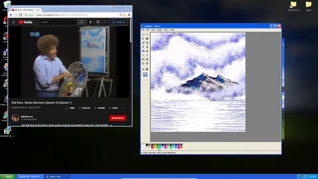 Following a Bob Ross in Windows XP