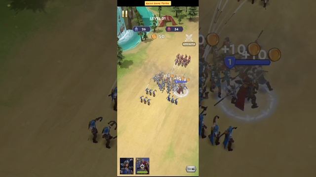 Kingdom Clash - battle simulator game play 2023 - Mobile Game Review - Rajus Game Tester