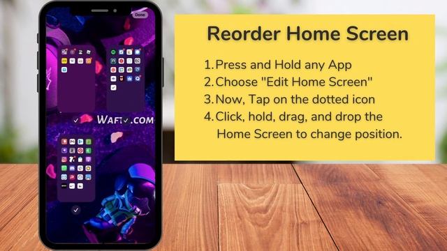 How to Reorder iPhone Home screen on iOS 15