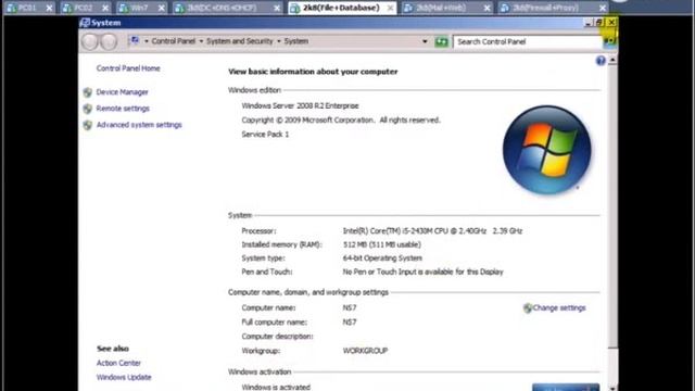 Connect PC Client with PC Server Workgroup