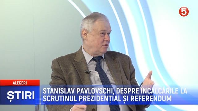 Stanislav Pavlovschi, despre încălcările la scrutinul prezidențial și referendum