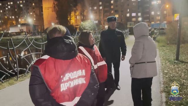 В Тюмени дружинники и полицейские провели профилактический рейд