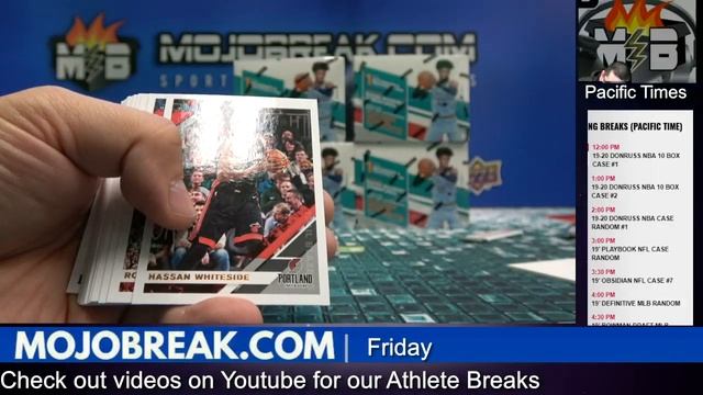 PYT #2 - 2019-20 NBA Donruss 10 Box Case Break - 12.13.19