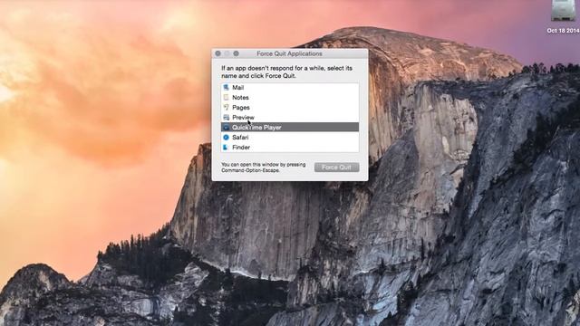 Mac OSX Tutorial: Force Quit Applications