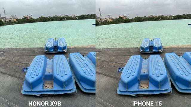 iphone 15 VS Honor X9B Camera test