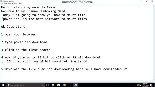 How to mount files Using power iso