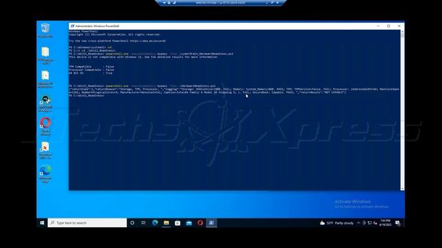 How to Find Out If A Machine is Ready for Windows 11 (Scripts) - April 2022