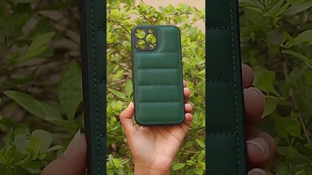 Green Pop leather silicone case for Apple Iphone 13 pro
