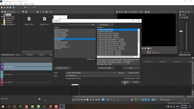 2D Intro Template #5 Sony Vegas Pro + Free Download