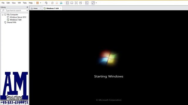 How to install Windows 7 on VMware Workstation or Physical PC or Laptop by AM Productions