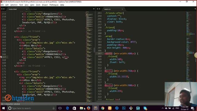 B16 - Layout example