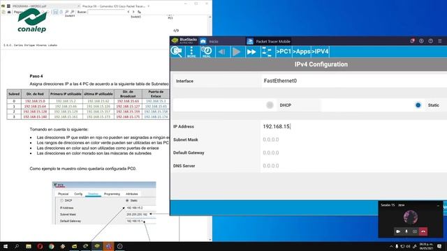 Comando IOS Cisco Packet Tracer Mobile