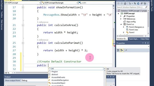 C# OOP Concept - Using Constructor in C# Programming