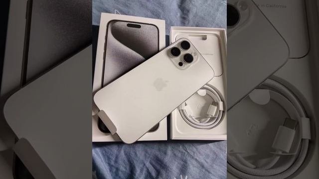 Unboxing IPHONE 15 PRO MAX 512GB 2023 White Titanium