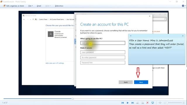 Windows 10 Add a Guest Account in Windows 10 2016